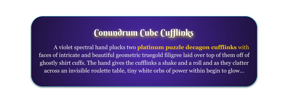 Conundrum Cube Cufflinks Conundrum Cube Cufflinks