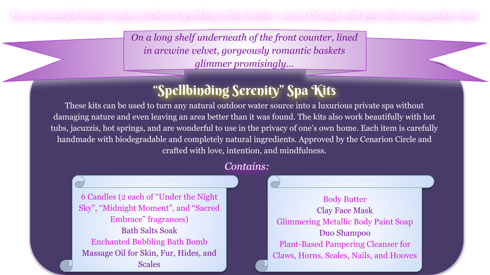 "Spellbinding Serenity" Spa Kits